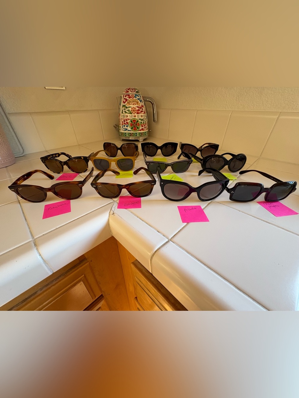 11 pairs of designer sunglasses